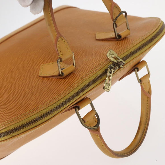 LOUIS VUITTON Epi Alma Hand Bag Yellow M52149 LV Auth 160665