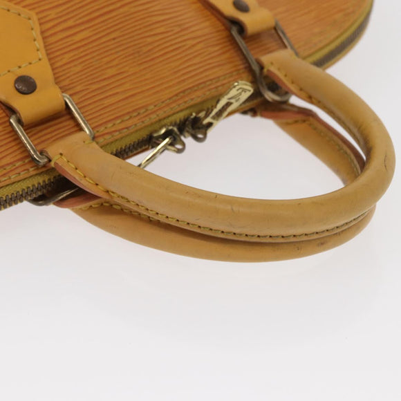 LOUIS VUITTON Epi Alma Hand Bag Yellow M52149 LV Auth 160665