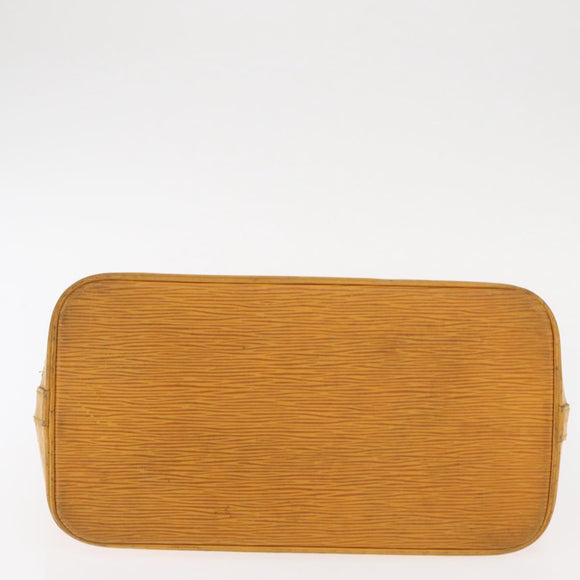 LOUIS VUITTON Epi Alma Hand Bag Yellow M52149 LV Auth 160665