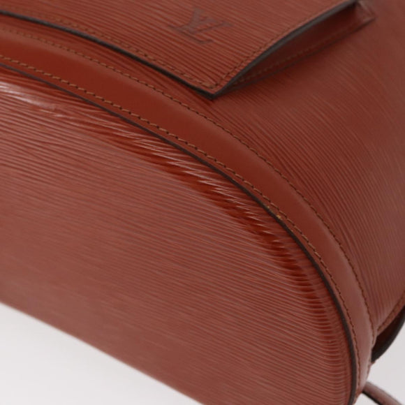 LOUIS VUITTON Epi Gobelins Backpack Brown Kenya M52293 LV Auth 160667