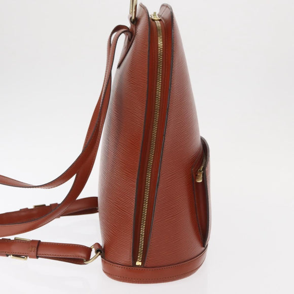 LOUIS VUITTON Epi Gobelins Backpack Brown Kenya M52293 LV Auth 160667