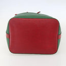 LOUIS VUITTON Epi Petit Noe Shoulder Bag Bicolor Green Red M44147 LV Auth 160668-5