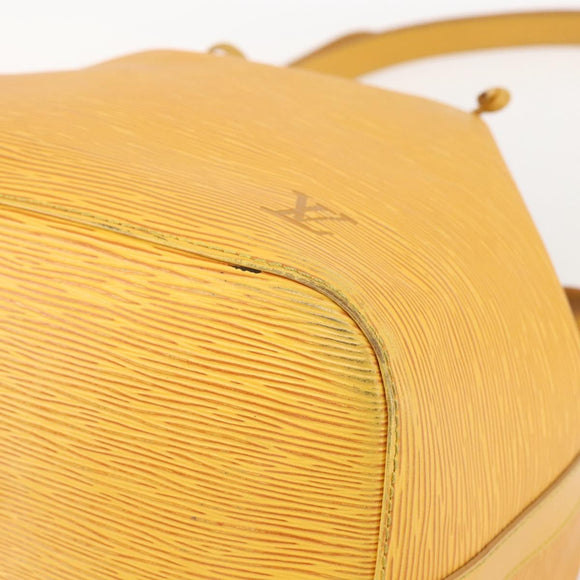 LOUIS VUITTON Epi Petit Noe Shoulder Bag Yellow M44109 LV Auth 160669