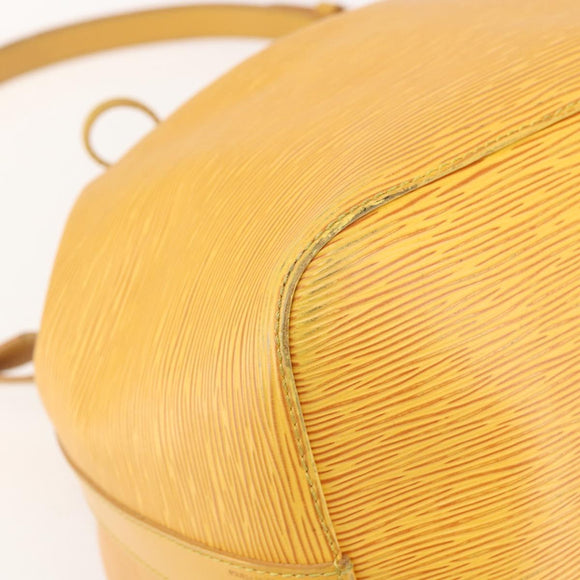 LOUIS VUITTON Epi Petit Noe Shoulder Bag Yellow M44109 LV Auth 160669