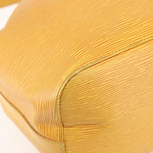 LOUIS VUITTON Epi Petit Noe Shoulder Bag Yellow M44109 LV Auth 160669