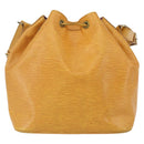 LOUIS VUITTON Epi Petit Noe Shoulder Bag Yellow M44109 LV Auth 160669-3