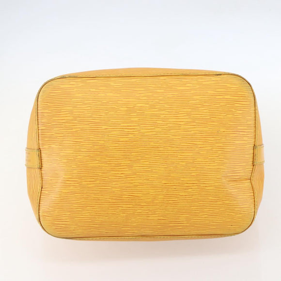 LOUIS VUITTON Epi Petit Noe Shoulder Bag Yellow M44109 LV Auth 160669