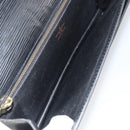 LOUIS VUITTON Epi Serie Dragonne Clutch Bag Black Noir M52612 LV Auth 160670-10