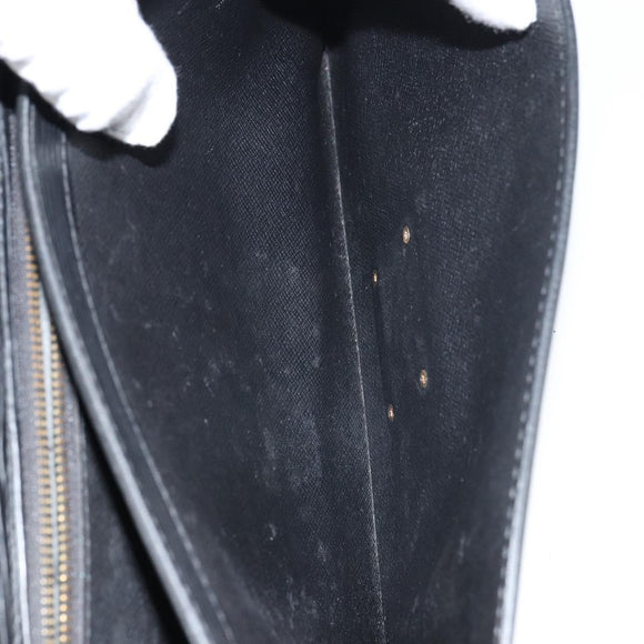 LOUIS VUITTON Epi Serie Dragonne Clutch Bag Black Noir M52612 LV Auth 160670