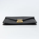 LOUIS VUITTON Epi Serie Dragonne Clutch Bag Black Noir M52612 LV Auth 160670-6