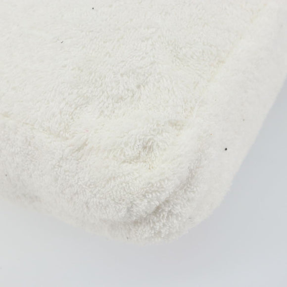 Christian Dior Tote Bag Cotton White Auth 160672