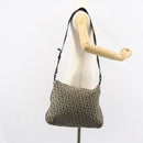 Christian Dior Trotter Canvas Shoulder Bag Navy Silver Auth 160673-24