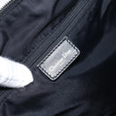 Christian Dior Trotter Canvas Shoulder Bag Navy Silver Auth 160674-18