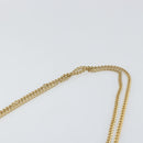 Christian Dior Chain Shoulder Bag Leather Black Gold Auth 160675-8