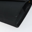 Christian Dior Shoulder Bag Nylon Black Gold Auth 160677-14