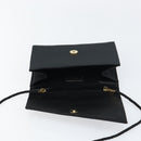 Christian Dior Shoulder Bag Nylon Black Gold Auth 160677-10