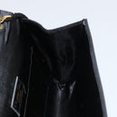 Christian Dior Shoulder Bag Nylon Black Gold Auth 160677-17
