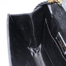 Christian Dior Shoulder Bag Nylon Black Gold Auth 160677-18