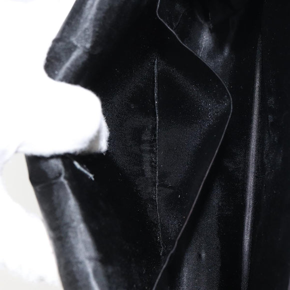 Christian Dior Shoulder Bag Nylon Black Gold Auth 160677