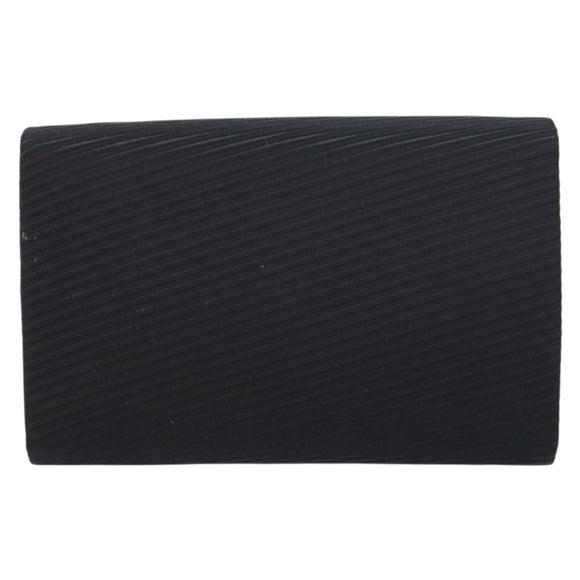 Christian Dior Shoulder Bag Nylon Black Gold Auth 160677