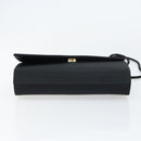 Christian Dior Shoulder Bag Nylon Black Gold Auth 160677-5