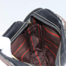 LOEWE Shoulder Bag Leather Black Gold Auth 160679-17