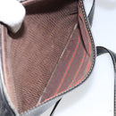 LOEWE Shoulder Bag Leather Black Gold Auth 160679-19