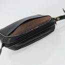 LOEWE Shoulder Bag Leather Black Gold Auth 160679-6