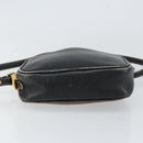 LOEWE Shoulder Bag Leather Black Gold Auth 160679-5