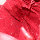 LOEWE Shoulder Bag Suede Red Gold Auth 160681-19