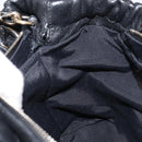 Salvatore Ferragamo Vala Hand Bag Leather 2way Black Auth 160688-22