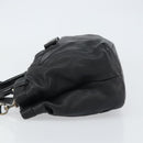 Salvatore Ferragamo Vala Hand Bag Leather 2way Black Auth 160688-4