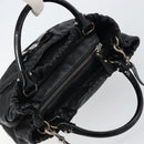 Salvatore Ferragamo Vala Hand Bag Leather 2way Black Auth 160688-6