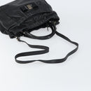 Salvatore Ferragamo Vala Hand Bag Leather 2way Black Auth 160688-8