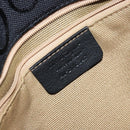 Salvatore Ferragamo Gancini Shoulder Bag Canvas Black Auth 160690A-12