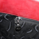 Salvatore Ferragamo Gancini Schultertasche Lackleder Rot Silber Orig. 160692-19