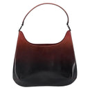 Salvatore Ferragamo Gancini Schultertasche Lackleder Rot Silber Orig. 160692-2