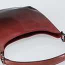 Salvatore Ferragamo Gancini Schultertasche Lackleder Rot Silber Orig. 160692-6