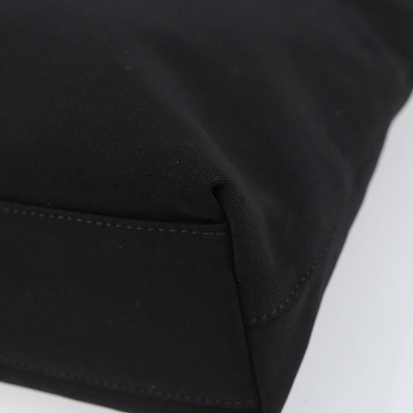 Salvatore Ferragamo Vala Shoulder Bag Nylon Black Auth 160693