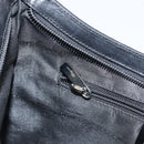 Salvatore Ferragamo Vala Shoulder Bag Nylon Black Auth 160693-19