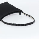 Salvatore Ferragamo Vala Shoulder Bag Nylon Black Auth 160693-7