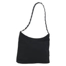 Salvatore Ferragamo Vala Shoulder Bag Nylon Black Auth 160694-1