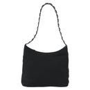 Salvatore Ferragamo Vala Shoulder Bag Nylon Black Auth 160694-13