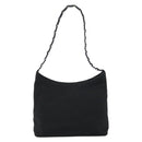 Salvatore Ferragamo Vala Shoulder Bag Nylon Black Auth 160694-2