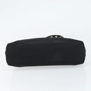 Salvatore Ferragamo Vala Shoulder Bag Nylon Black Auth 160694-5