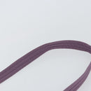 Salvatore Ferragamo Gancini Shoulder Bag Canvas Purple Gold Auth 160696-8