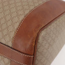 CELINE Macadam Canvas Shoulder Bag PVC Beige Gold Auth 160700-14