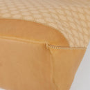 CELINE Macadam Canvas Tote Bag PVC Beige Gold Auth 160703-9