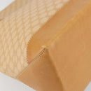 CELINE Macadam Canvas Tote Bag PVC Beige Gold Auth 160703-14