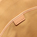 CELINE Macadam Canvas Tote Bag PVC Beige Gold Auth 160703-18